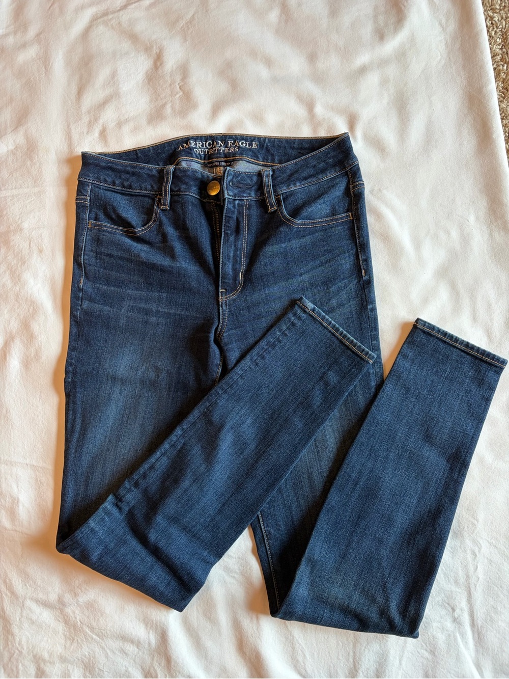 American Eagle Outfitters Women's Dark Indigo Skinny Jeans